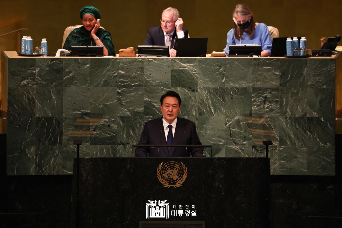 Remarks by President Yoon Suk Yeol Before the 77th Session of the United Nations General Assembly