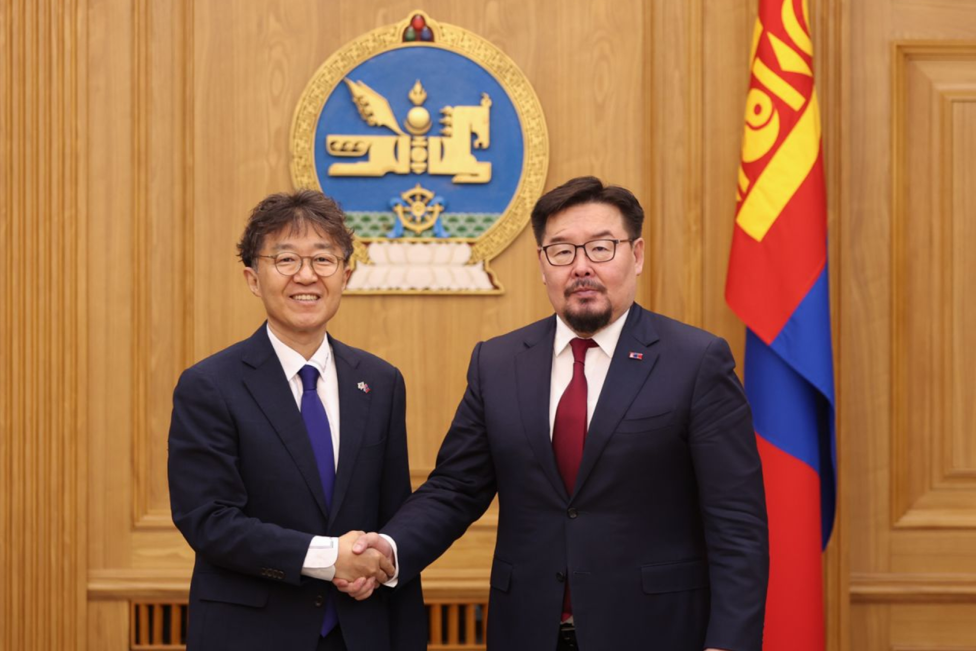 Элчин сайд Чой Жин Вон, Монгол Улсын Ерөнхий сайд Г.Занданшатарт бараалхав