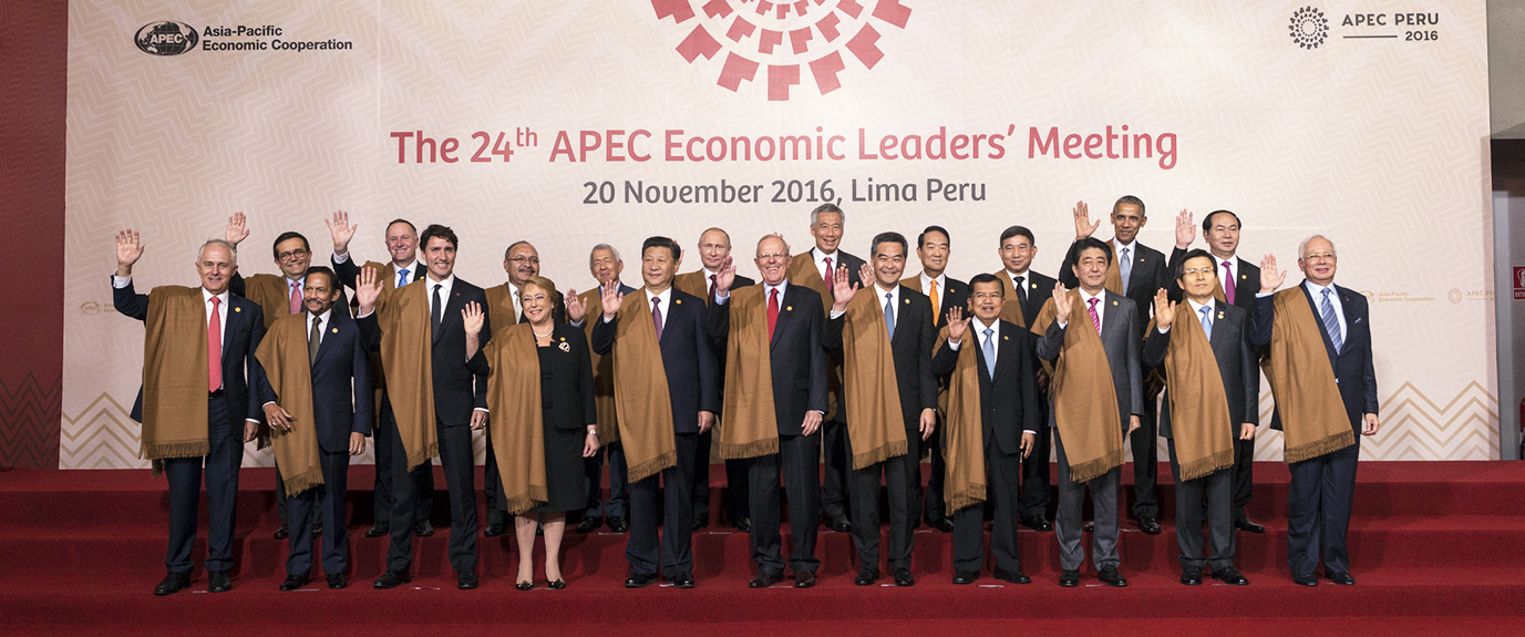 2016 APEC 정상회의 기념 촬영